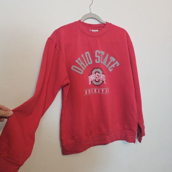 Champion Other - Champion Ohio State Buckeyes Reverse Weave Crewneck Sweatshirt Red M Americana